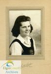 Alma College student Ruth Flexen, ca. 1946