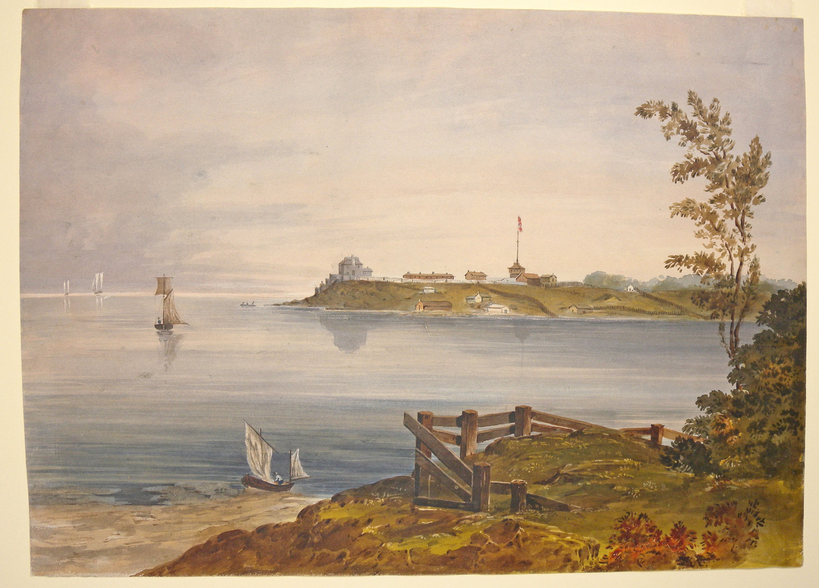 Fort Niagara. By James Pattison Cockburn: 1812 History