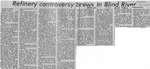 Refinery Controversy Brews In Blind River - The Sault Star, 1981