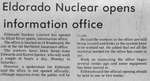 Eldorado Nuclear Opens Information Office - The Standard, 1981