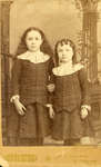 Photograph of Two Girls by R. F. Uren, Photographer, St. Catharines [n.d.]