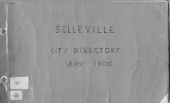 Belleville City Directory 1899-1900