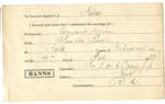 Certificat de mariage de / Marriage certificate of Édouard Séguin & Blanche Rivet