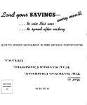 War Savings Certificates