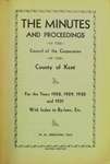 Minutes and proceedings of the Municipal Council of the County of Kent, 1928-1931