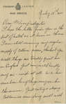 Letter from Ted Bugg to Eliza J. Padginton
