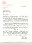 A letter from The University of Oklahoma addressed to M.E. Maclean