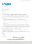 Letter from the NBDA Corp (Northumberland Business Development Assistance Corp) describing their services.