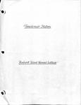 Amherst Island WI Tweedsmuir Community History History, Volume 1 F1 1964-96