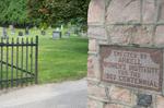 Farnham Cemetery 1967 Gate - Plaque