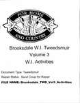 Brooksdale WI Tweedsmuir Community History: Volume 3, Activities