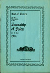 Foley Voters List 1901