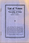 Foley Voters List 1938