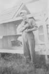 Leonard MacArthur with fox pup