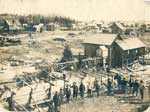 Log Sluiceway, Little Rapids, Circa 1900