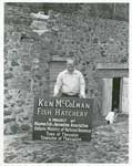 Ken McColeman Fish Hatchery Project Sign, Thessalon Township, Circa 1995