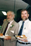 Reverend Wally Damm and Terry Damm - 100 Anniversary of Iron Bridge United Church, May 1992