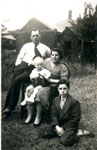 Elsey and Jane Allen, Sons Terry and Henry, Circa 1931