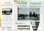 Advertising brochure for Fairyport, Fairy Lake, Huntsville, Ontario (front)
