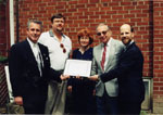 Ontario Historical Society 1997 "Scadding Award" presentation to the Milton Historical Society