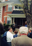 Official opening of John Thompson House, 34 Parkview Avenue, Toronto.  May 2, 1998.  Home of Ontario Historical Society