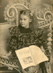 Annie Zella Arthurs in a Wicker Chair, 1898