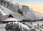 Ice mountain and Incline Railway below the American Falls