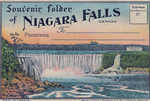 Souvenir folder of Niagara Falls, Canada cover