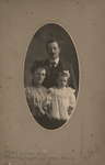 Family portrait of Frank Howard Lowrey, his wife Maud Elizabeth and their daughter Vera Marie