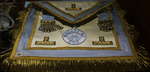 Worshipful Master's aprons worn by W. Bro. A. Keith Woodhouse