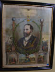 Lithograph of H.R.H. Albert, Prince of Wales, M.W. Grand Master of the United Grand Lodge of England, 1875