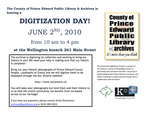 Digitization Day, The County of Prince Edward Public Library & Archives