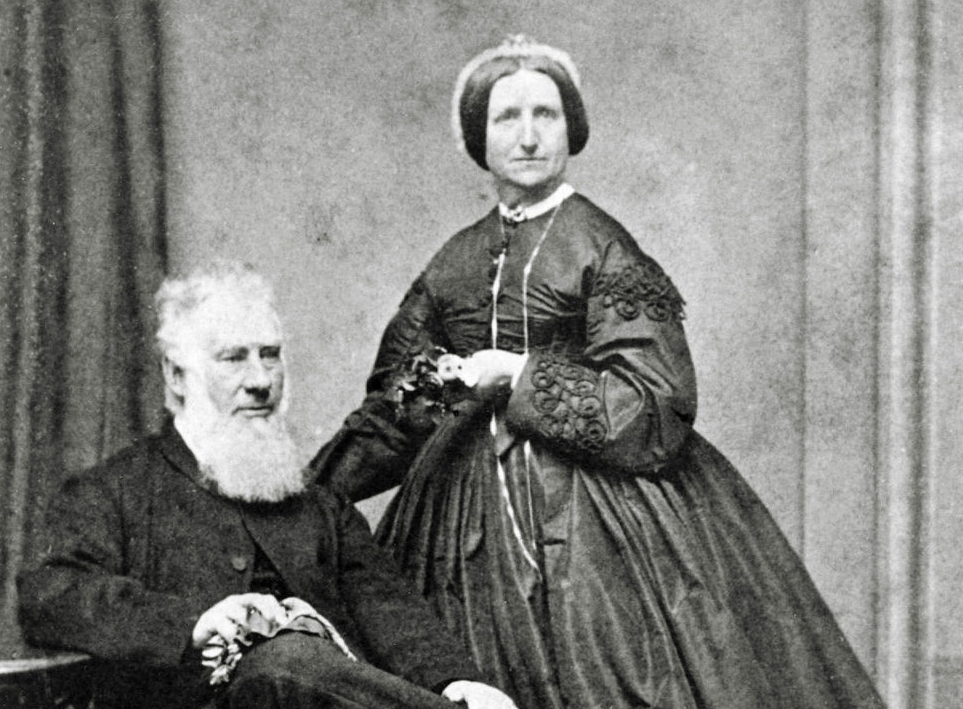 Portrait of Samuel Bealey Harrison and Mrs. Samuel Bealey Harrison (Provided by the Bronte Historical Society)