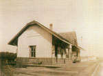 Empty Emsdale Railway Station, circa 1910