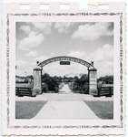 Gates at Fraser Park, Trenton, ON - 1954