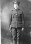 Portrait Photograph of Orville Hamilton in Uniform, circa 1916