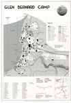 Map of Glen Bernard Camp, circa 1985
