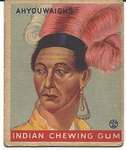 1933 Goudey Indian Gum Cover with John Brant's Image