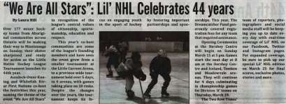 "'We Are All Stars': Lil' NHL Celebrates 44 years"