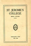 St. Jerome's College Calendar 1905-1906