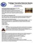 Trafalgar Township Historical Society Newsletter 2011, Winter #1