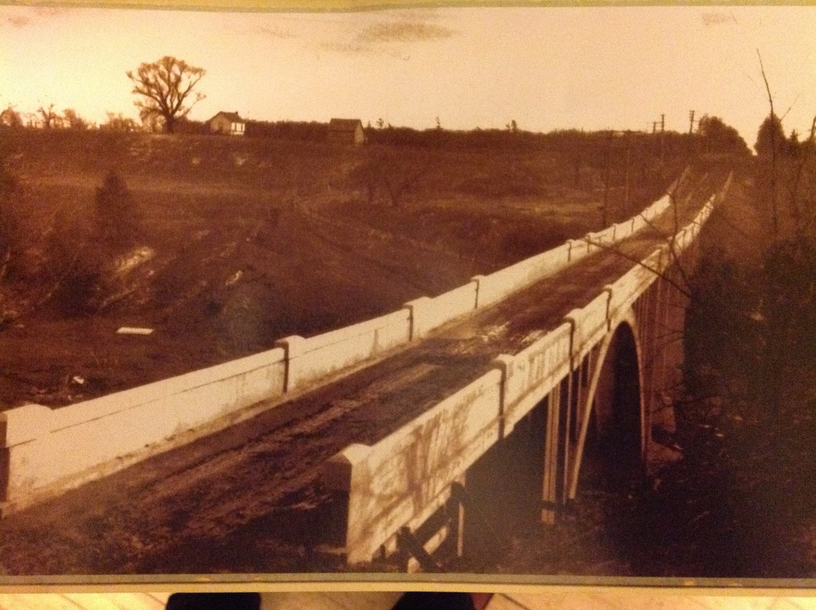 King George Arch Bridge Over The Sixteen Mile Creek Looking