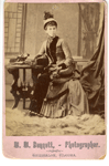 Portrait of Lizzie Kirby, Thesssalon, Ontario, circa 1880