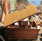 Hand Made Replica of Logging Camp Camboose (Created by Joe Briere)