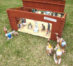 Terrace Bay Public Library Nativity Scene with Figurines