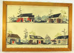 1946 Painting of Houses for Terrace Bay