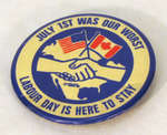 Labour Day Pin