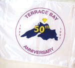 Terrace Bay 50th Anniversary Flag