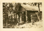 First cottage of Lake Whitestone (Karbehuwe), 1937