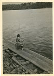 Woman Fishing at Karbehuwe Dock